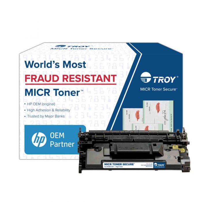 TROY 02-81586-001 Black Toner Cartridge TROY High Yield MICR Toner Secure Cartridge (10,000 Yield)