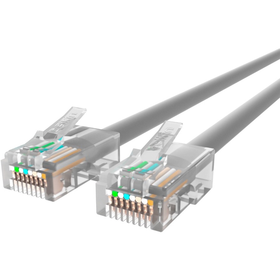 Belkin Cat5e Patch Cable (A3L79101) RJ-45 Male Network - RJ-45 Male Network - 1ft - Gray