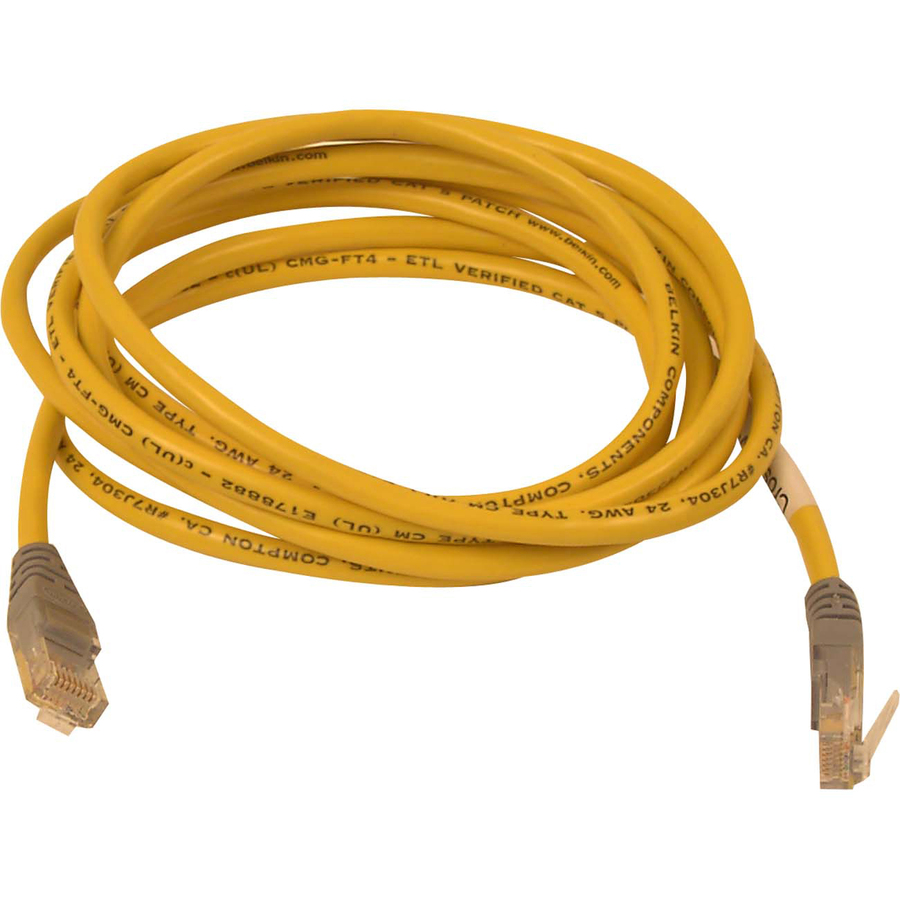RJ-45 Male Network - RJ-45 Male Network - 3ft - Yellow