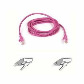 Belkin Cat5e Patch Cable (A3L79104PNK) RJ-45 Male Network - RJ-45 Male Network - 4ft - Pink