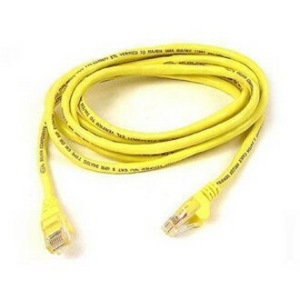Belkin Cat. 5e Network Patch Cable (A3L79118YLW) RJ-45 Male - RJ-45 Male - 18.04ft - Yellow