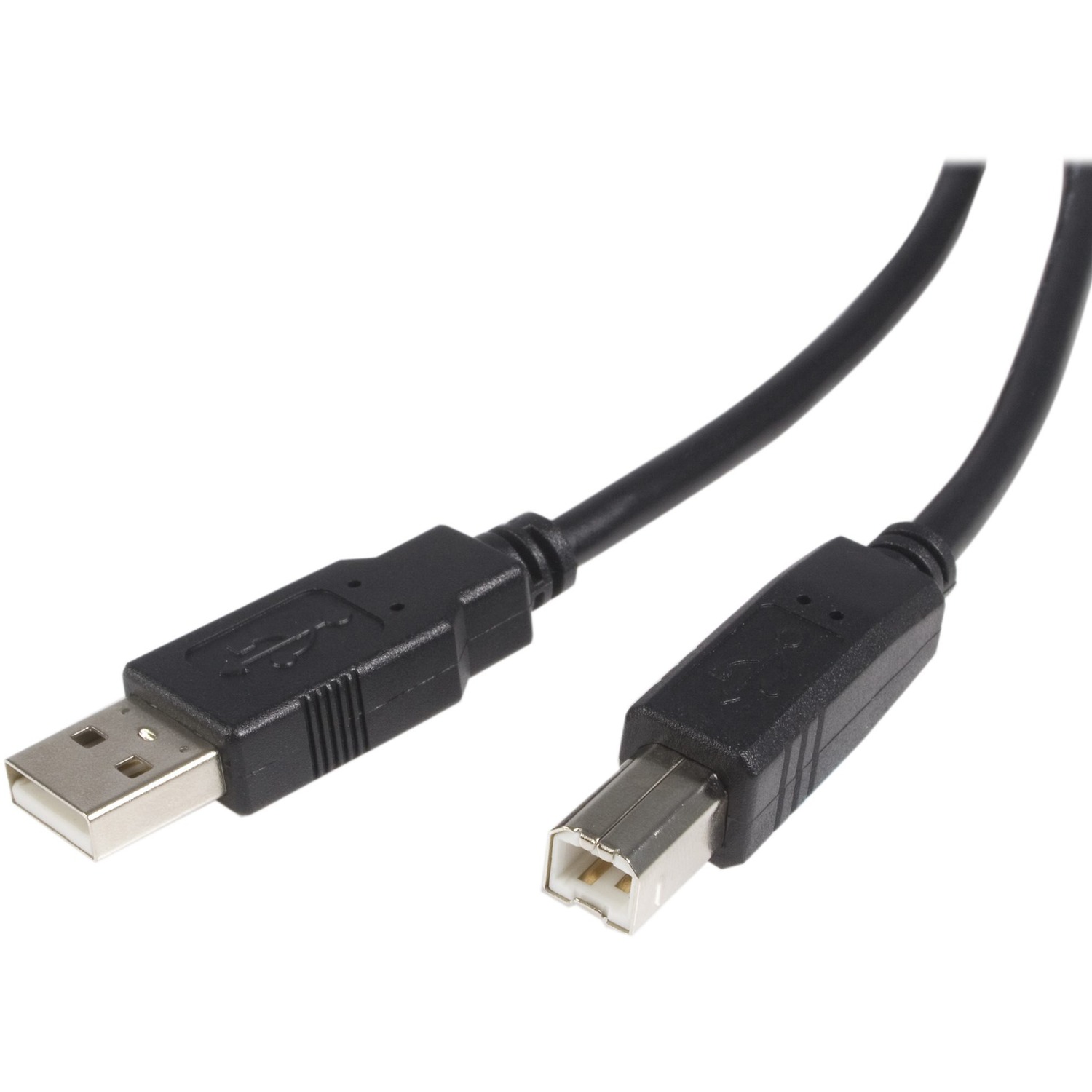 Type A Male USB - Type B Male USB - 3ft - Black