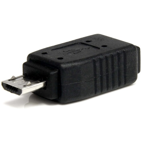 StarTech USB 2.0 Adapter - Micro USB (M) - Mini USB (F) - USB 2.0 -Adapter (UUSBMUSBMF) Allows the use of older Mini USB cables with newer Micro USB devices. - micro usb to mini usb - mini usb adapter - micro to mini usb adapter