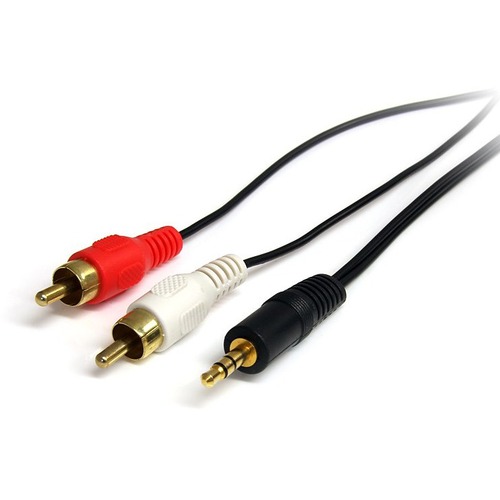 Connect your computer or audio player to an RCA audio device - 6ft Stereo Audio cable - 6ft RCA Cable - rca Y adapter -6ft 3.5 to rca cable