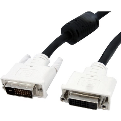 DVI-D Male Video - DVI-D Female Video - 15ft - Black