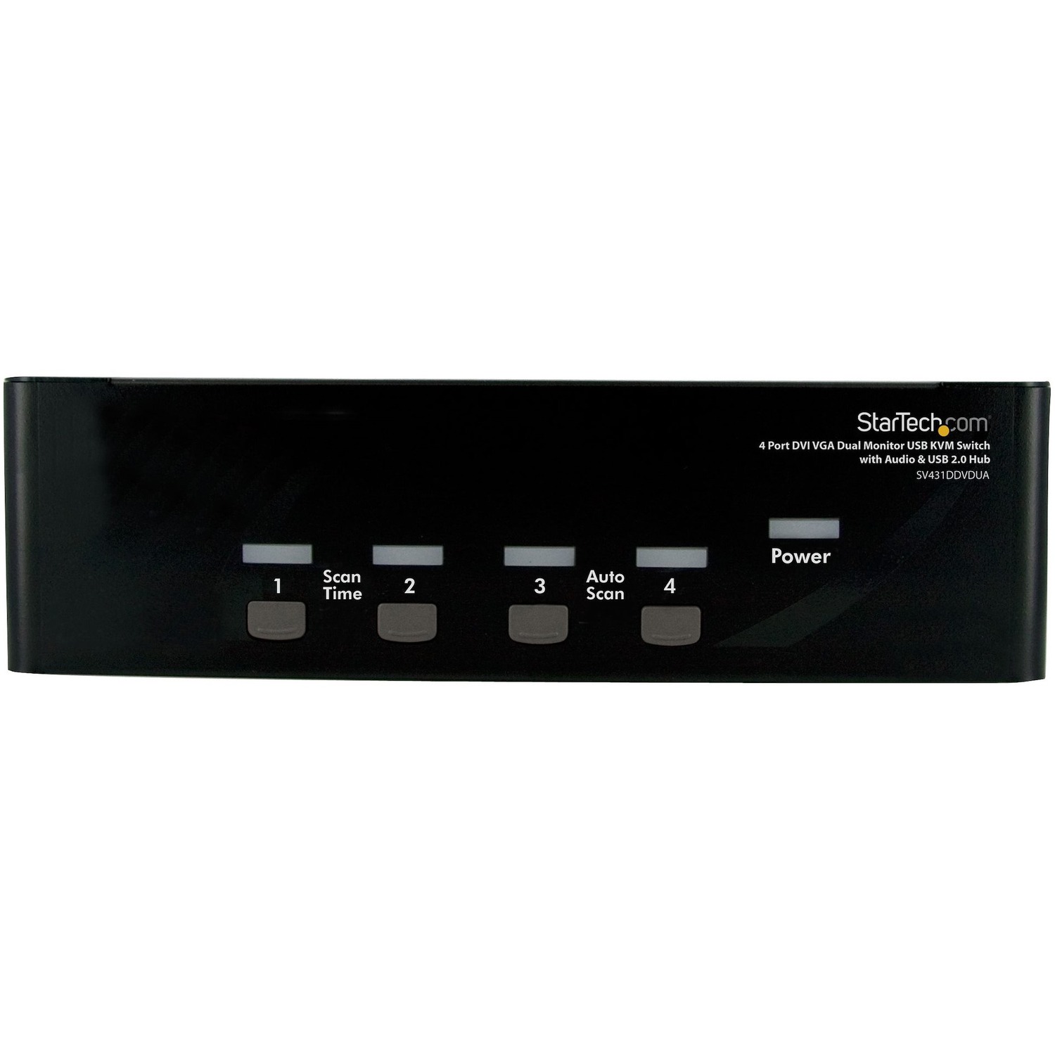 Share a keyboard and mouse as well as 1 VGA and 1 DVI displays/monitors between 4 multimedia computers - Dual Monitor KVM - dual monitor kvm switch - usb kvm switch - 4 port kvm switch - dvi vga kvm