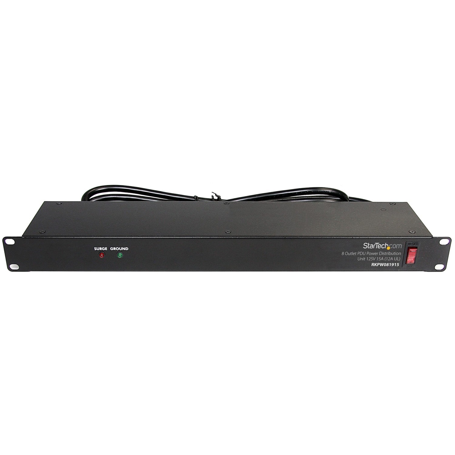 NEMA 5-15P - 8 x NEMA 5-15R - 120 V AC - 1U - Horizontal - Rack-mountable
