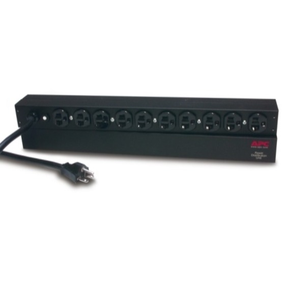 10 x NEMA 5-20R - 2.4kVA - 1U 19" Rack-mountable