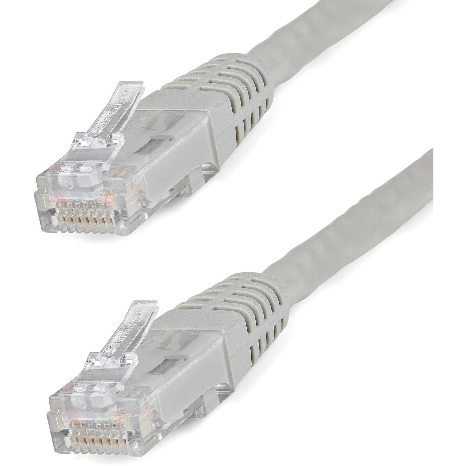 2ft Gray CAT6 Ethernet cable delivers Multi Gigabit 1/2.5/5Gbps &amp; 10Gbps up to 160ft - 650MHz - Fluke tested to ANSI/TIA-568-2.D Category 6 - 24 AWG stranded 100% copper UL Rated wire (E132276-A) - 100W PoE - 2 foot - ETL - Molded UTP patch cord
