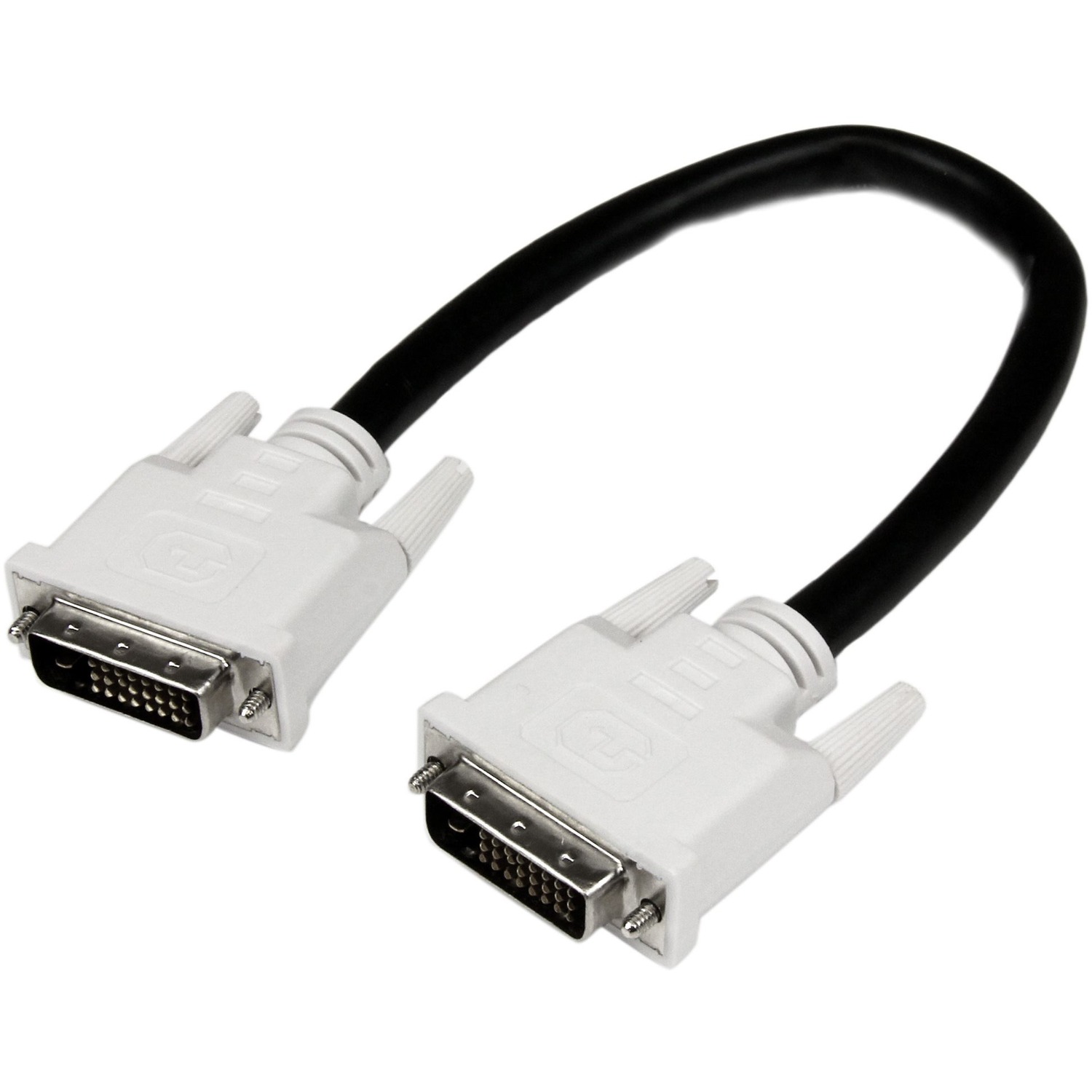Provides a high-speed, crystal-clear connection to your DVI digital devices - 1ft DVI-D Dual Link Cable - DVI-D Cable - 1 ft Male to Male DVI-D Cable - 25 pin DVI Cable - 1 feet DVI-D Dual Link Digital Video Monitor Cable M/M - Black - 2560x1600