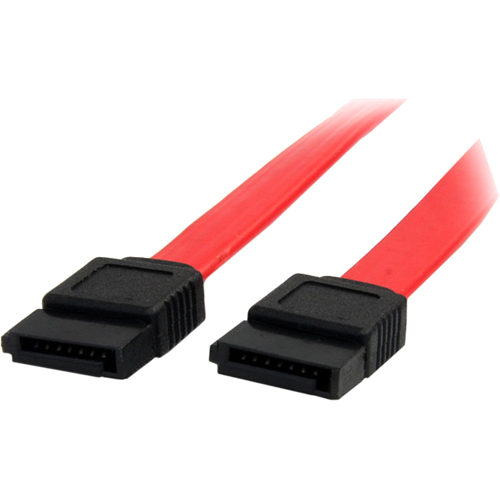 StarTech 6in SATA Serial ATA Cable (SATA6) Male SATA - Male SATA - 6 - Red