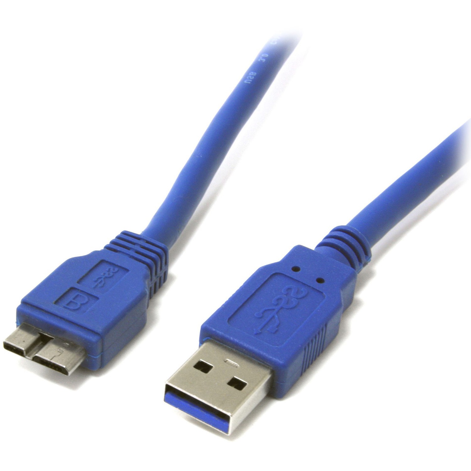 StarTech 3 ft SuperSpeed USB 3.0 Cable A to Micro B (USB3SAUB3) Type A Male USB - Type B Male Micro USB - 3ft - Blue