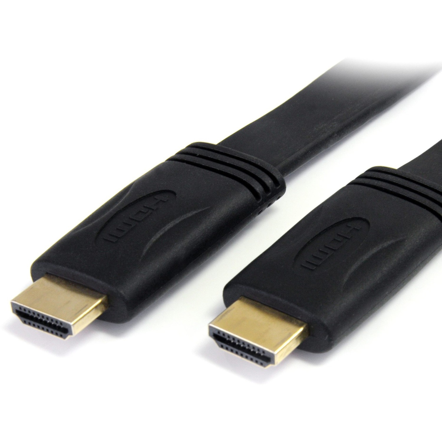 Create Ultra HD connections between your HDMI-enabled devices with minimal clutter; supports Ethernet Data Channel - 10ft High Speed HDMI Cable - HDMI 1.4 Cables - 10 ft Flat HDMI Cable - HDMI with Ethernet - Ultra HD 4k x 2k HDMI Cable - 1080p A/V