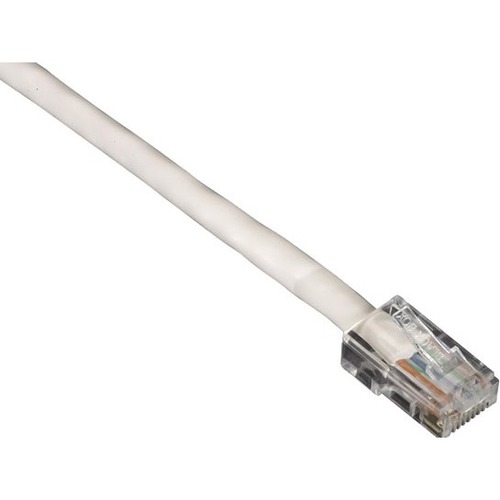 25 ft Category 5e Network Cable for Patch Panel, Wallplate, Network Device - First End: 1 x RJ-45 Network - Male - Second End: 1 x RJ-45 Network - Male - Patch Cable - CM - 24 AWG - White