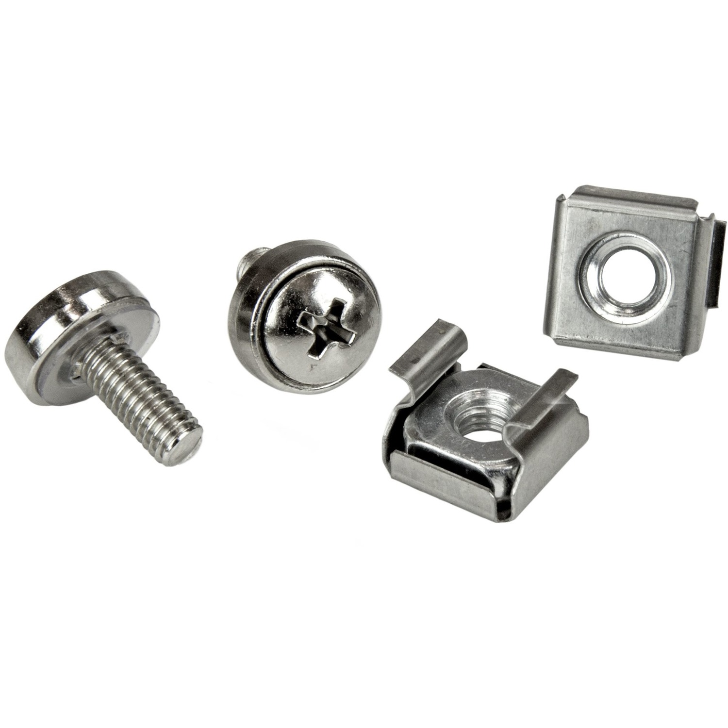 Install your rack-mountable hardware securely with these high quality screws and nuts - m5 screws - rack screws - rack nuts -cage nuts