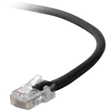14 ft Category 6 Network Cable for Network Device - First End: 1 x RJ-45 Network - Male - Second End: 1 x RJ-45 Network - Male - Patch Cable - Gold Plated Contact - Black