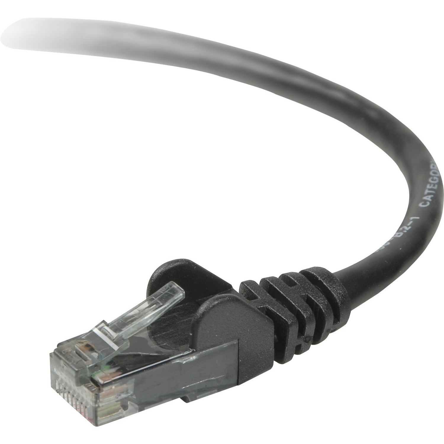 5 ft Category 6 Network Cable for Network Device - First End: 1 x RJ-45 Network - Male - Second End: 1 x RJ-45 Network - Male - Patch Cable - Gold Plated Contact - Black