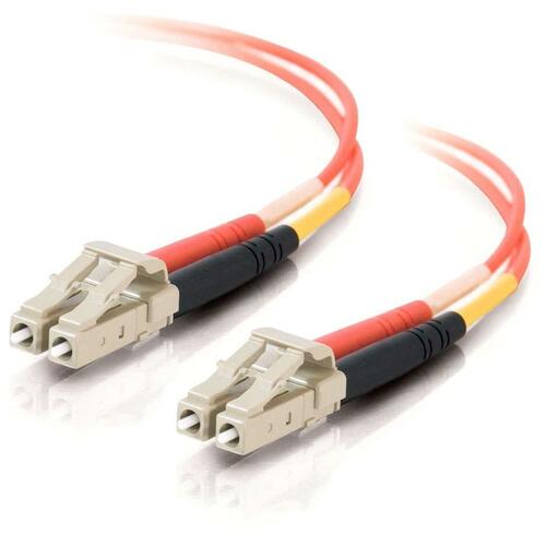 Fiber Optic for Network Device - LC Male - LC Male - 50/125 - Duplex Multimode - OM2 - TAA Compliant - 4m - Orange