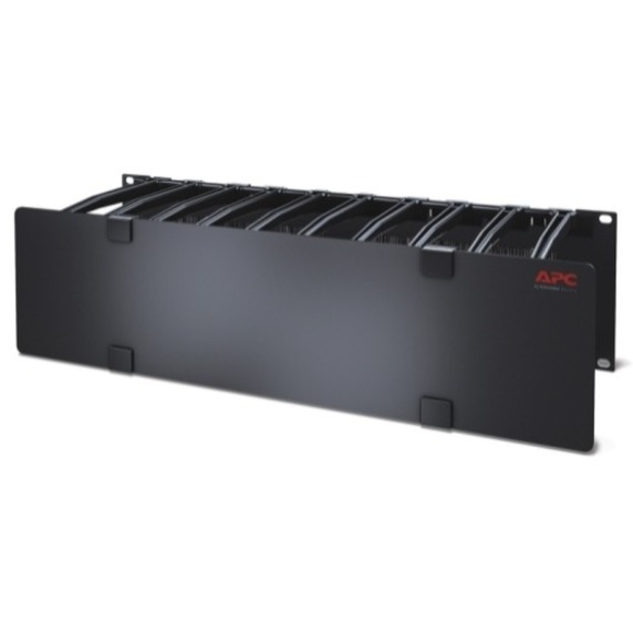 Cable Manager - Black - 3U Rack Height