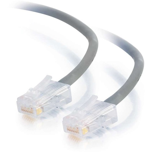 Category 5e for Network Device - RJ-45 Male - RJ-45 Male - Plenum-Rated - 100ft - Gray