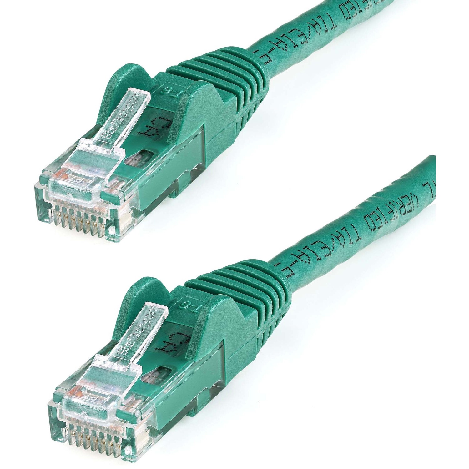 StarTech 5ft CAT6 Ethernet Cable - Green Snagless Gigabit - 100W PoE UTP 650MHz Category 6 Patch Cord UL Certified Wiring/TIA (N6PATCH5GN) 5ft Green CAT6 Ethernet cable delivers Multi Gigabit 1/2.5/5Gbps & 10Gbps up to 160ft - 650MHz - Fluke tested to ANSI/TIA-568-2.D Category 6 - 24 AWG stranded 100% copper UL Rated wire (E132276-A) 100W PoE - 5 foot - ETL - Snagless UTP patch cord
