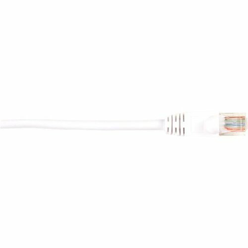 25 ft Category 6 Network Cable for Network Device - First End: 1 x RJ-45 Network - Male - Second End: 1 x RJ-45 Network - Male - Patch Cable - Gold Plated Contact - White - 1