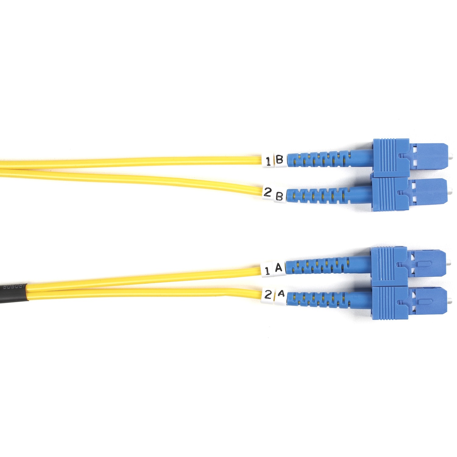 3.20 ft Fiber Optic Network Cable for Transceiver, Switch, Server, Network Device - First End: 2 x SC Network - Male - Second End: 2 x SC Network - Male - 10 Gbit/s - Patch Cable - OFNR - 9/125 &amp;micro;m - Yellow