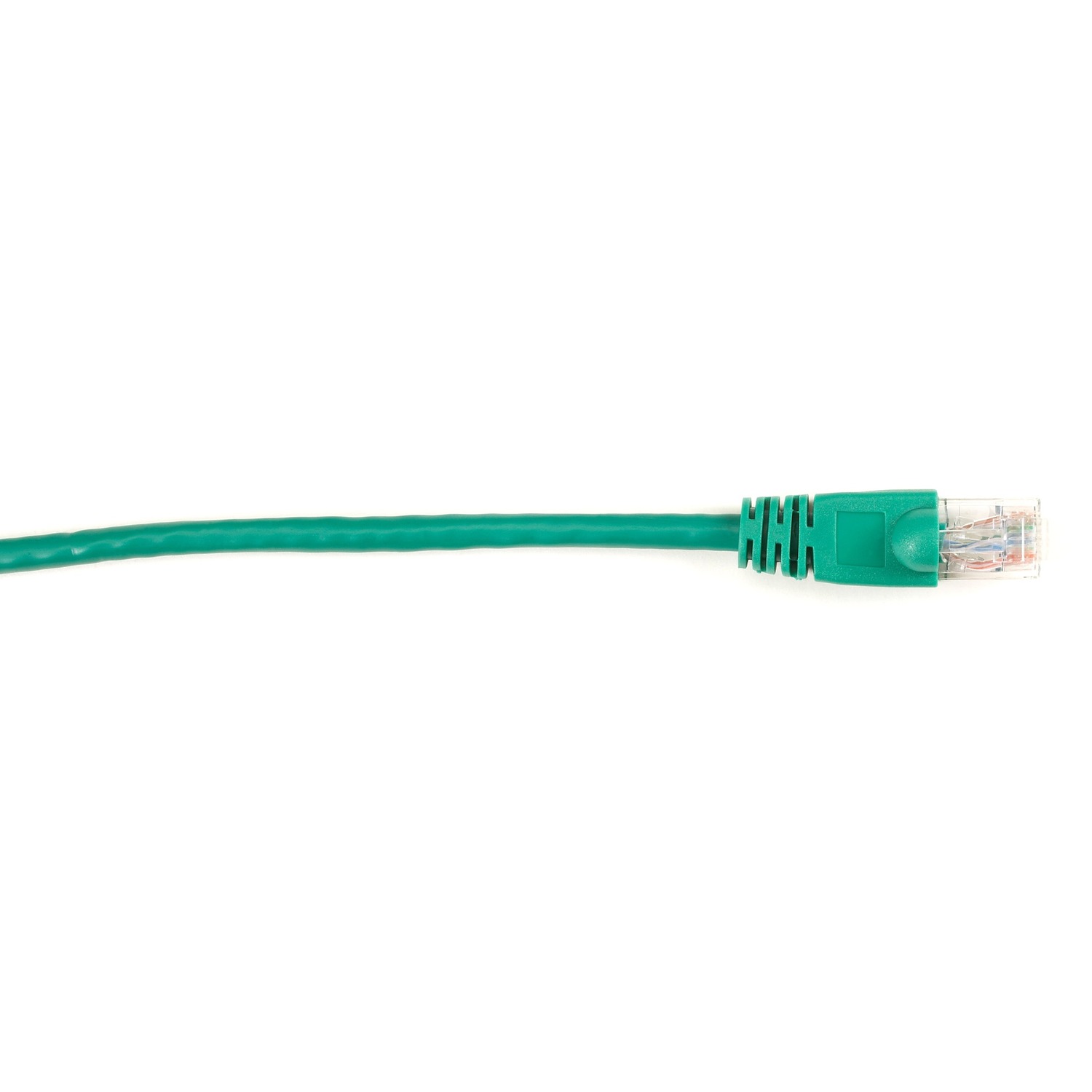 Black Box Connect Cat.6 UTP Patch Network Cable (CAT6PC001GN) 1 ft Category 6 Network Cable for Network Device - First End: 1 x RJ-45 Network - Male - Second End: 1 x RJ-45 Network - Male - 1 Gbit/s - Patch Cable - Gold Plated Contact - CM - 26 AWG - Green