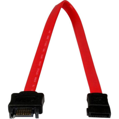 SATA for Storage Equipment - 0.3m - 1 Pack - 1 x Male SATA - 1 x Male SATA - Red