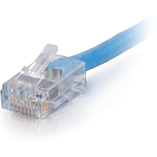 50 ft Category 6 Network Cable for Network Device, Modem - First End: 1 x RJ-45 Network - Male - Second End: 1 x RJ-45 Network - Male - Patch Cable - Gold Plated Contact - Blue - 1 Each