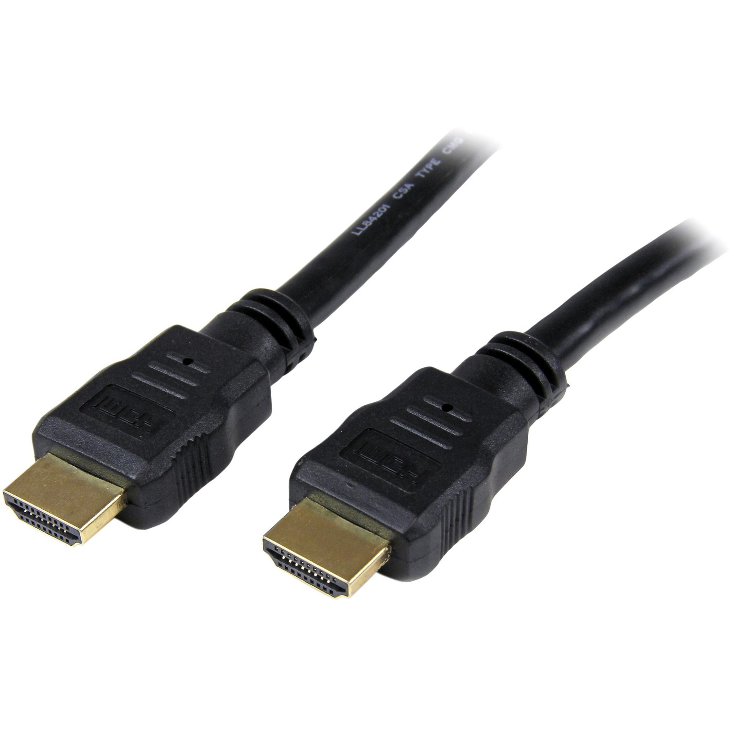 9.8ft High Speed HDMI Cable with Ethernet; 10.2 Gbps bandwidth; 4K video (3840x2160 30Hz) - Ultra HD HDMI 1.4 cable w/durable PVC strain relief - HDMI cord for office/boardroom use w/laptop/workstation and monitor/projector/display; Samsung/Sony/Dell