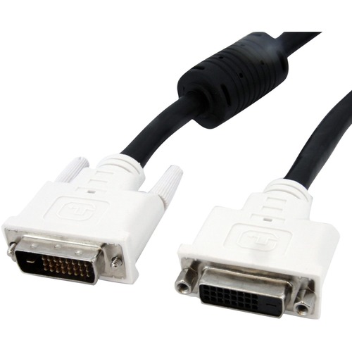 Extend the connection distance between your DVI-D digital devices by 10ft - 10 ft DVI Male to Female Cable - 10ft DVI-D Extension Cable - 10 ft DVI Dual Link Extension Cable - DVI-D Dual Link Monitor Extension Cable M/F - Black 10 Feet - 2560x1600