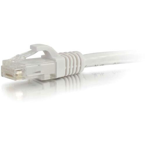 12 ft Category 6 Network Cable for Network Device - First End: 1 x RJ-45 Network - Male - Second End: 1 x RJ-45 Network - Male - Patch Cable - White - 1 Each