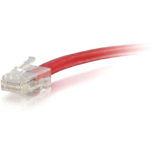 9 ft Category 6 Network Cable for Network Device - First End: 1 x RJ-45 Network - Male - Second End: 1 x RJ-45 Network - Male - Patch Cable - Red - 1 Each