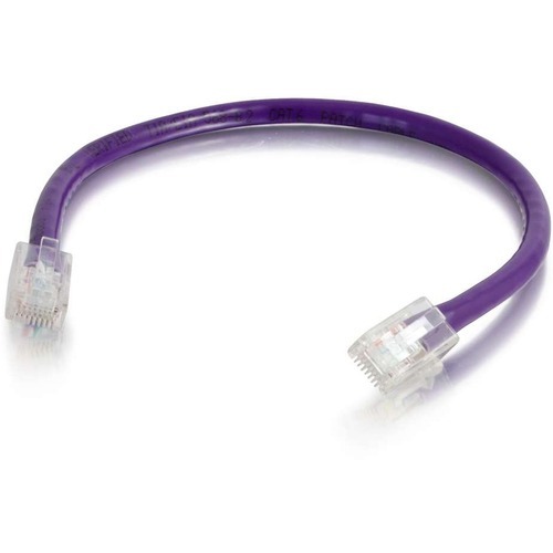 5 ft Category 6 Network Cable for Network Device, Computer - First End: 1 x RJ-45 Network - Male - Second End: 1 x RJ-45 Network - Male - Patch Cable - Purple - 1 Each