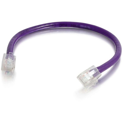 7 ft Category 6 Network Cable for Network Device - First End: 1 x RJ-45 Network - Male - Second End: 1 x RJ-45 Network - Male - Patch Cable - Purple - 1 Each