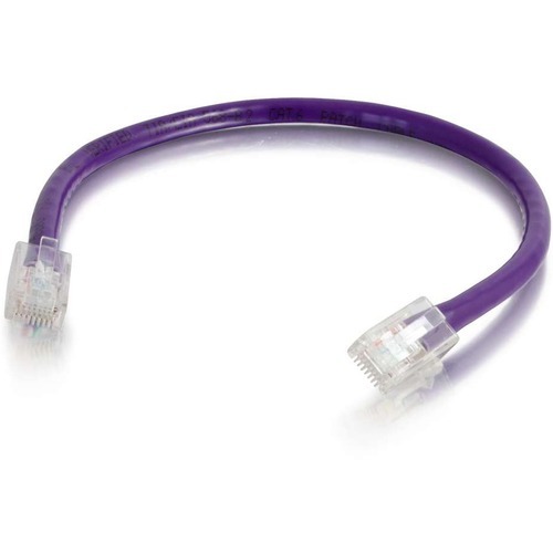 12 ft Category 6 Network Cable for Network Device - First End: 1 x RJ-45 Network - Male - Second End: 1 x RJ-45 Network - Male - Patch Cable - Purple - 1 Each