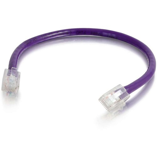 C2G 35 ft Cat6 Non Booted UTP Unshielded Network Patch Cable - Purple (04227) 35 ft Category 6 Network Cable for Network Device - First End: 1 x RJ-45 Network - Male - Second End: 1 x RJ-45 Network - Male - Patch Cable - Purple - 1 Each