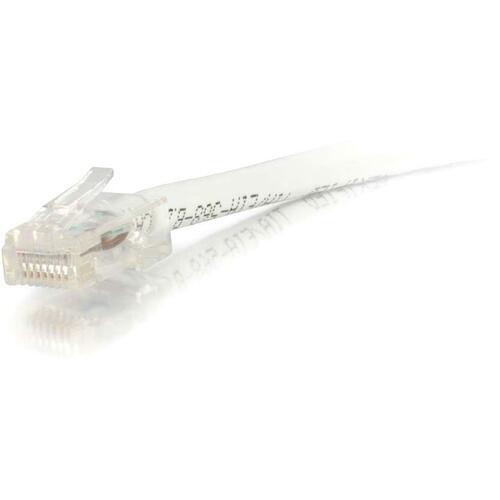 12 ft Category 6 Network Cable for Network Device - First End: 1 x RJ-45 Network - Male - Second End: 1 x RJ-45 Network - Male - Patch Cable - White - 1 Each