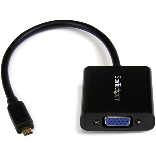 Connect a Micro HDMI equipped Smartphone or Tablet PC to your VGA Display or Projector - Micro HDMI to VGA adapter - Comparable to AA-AH2NMHB/US - Micro HDMI to VGA converter - Micro HDMI to VGA adapter - mHDMI to VGA converter