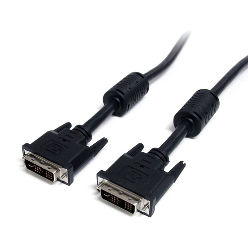StarTech 6 ft DVI-I Single Link Digital Analog Monitor Cable M/M (DVIISMM6) Provides a high speed, crystal clear connection between your DVI devices - DVI-I Single Link Cable - DVI-I Cable - 6 feet Male to Male DVI-I Cable - 6ft DVI-I Single Link Digital Analog Monitor Cable M/M - Black - 1920x1200