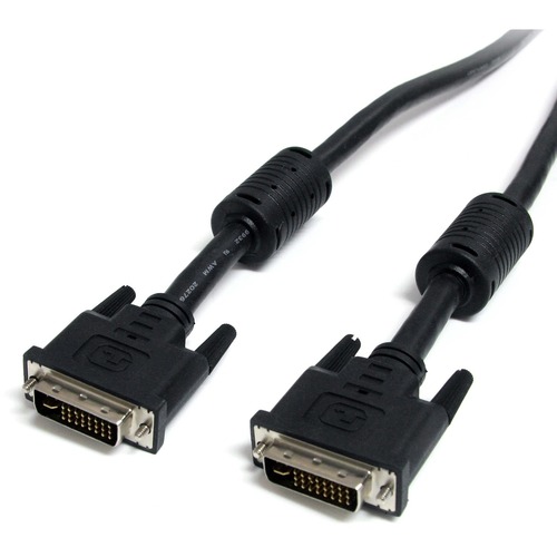 Provides a high speed, crystal clear connection between your DVI devices - DVI-I Dual Link Cable - DVI-I Cable - 10 feet Male to Male DVI-I Cable - 10ft DVI-I Dual Link Digital Analog Monitor Cable M/M - Black - 2560x1600