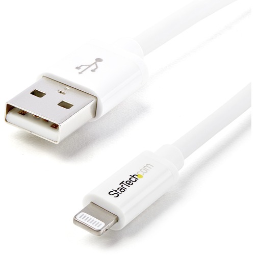 Charge and Sync your newer generation Apple&amp;reg; Lightning-equipped devices - Comparable to MD818ZM/A - Lightning Cable - iPhone 5 Cable - Lightning to USB Cable - White Lightning Cable for iPhone iPod iPad - 8 pin 1m 3 ft Lightning to USB Cable