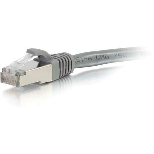 Category 6 for Network Device - RJ-45 Male - RJ-45 Male - Shielded - 2ft - Gray