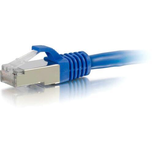 2 ft Category 6 Network Cable for Network Device - First End: 1 x RJ-45 Male Network - Second End: 1 x RJ-45 Male Network - Patch Cable - Shielding - Gold, Nickel Plated Connector - Blue