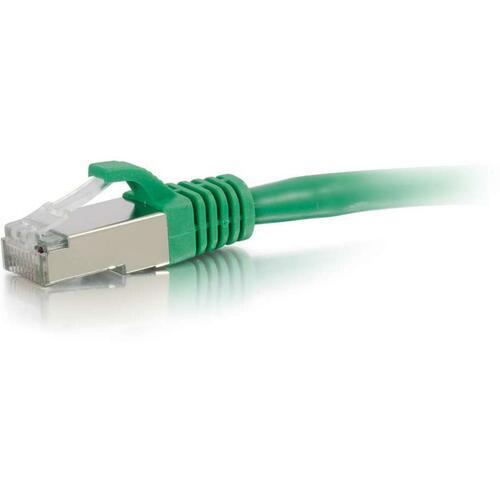 35 ft Category 6 Network Cable for Network Device - First End: 1 x RJ-45 Network - Male - Second End: 1 x RJ-45 Network - Male - Patch Cable - Shielding - Gold, Nickel Plated Connector - Green