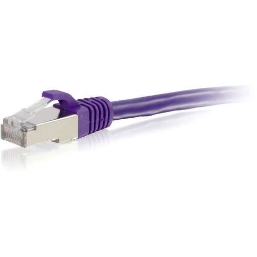 Category 6 for Network Device - RJ-45 Male - RJ-45 Male - Shielded - 35ft - Purple