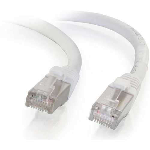 Category 6 for Network Device - RJ-45 Male - RJ-45 Male - Shielded - 14ft - White