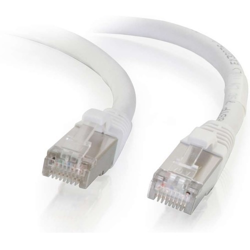 Category 6 for Network Device - RJ-45 Male - RJ-45 Male - Shielded - 35ft - White