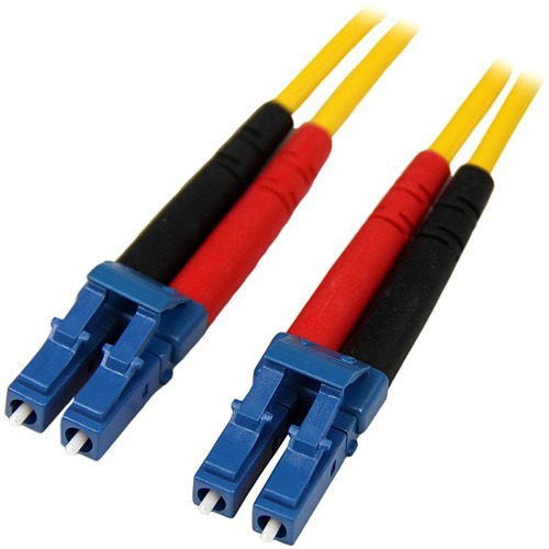 Connect fiber network devices for high-speed transfers with LSZH rated cable - 4m LC Fiber Optic Cable - 4 m LC to LC Fiber Patch Cable - 4 meter LC Fiber Cable - Single-Mode Duplex 9/125 - LSZH - LC/LC - OS1 Fiber Cable - Lifetime Warranty